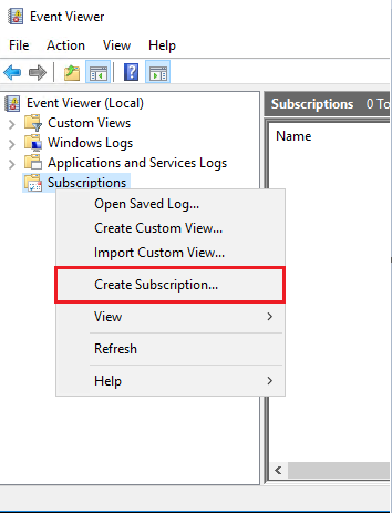 Create Subscription